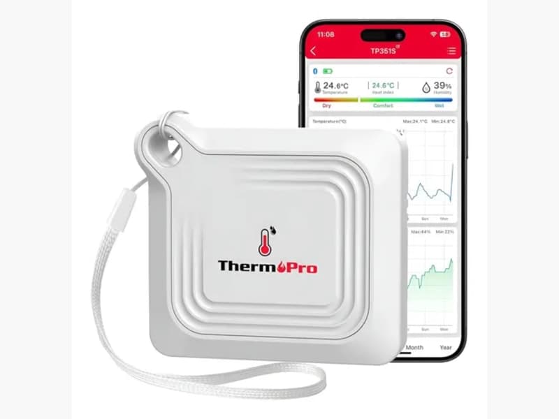 Termómetro Higrómetro Digital Bluetooth Ultraportable THERMOPRO TP-351
