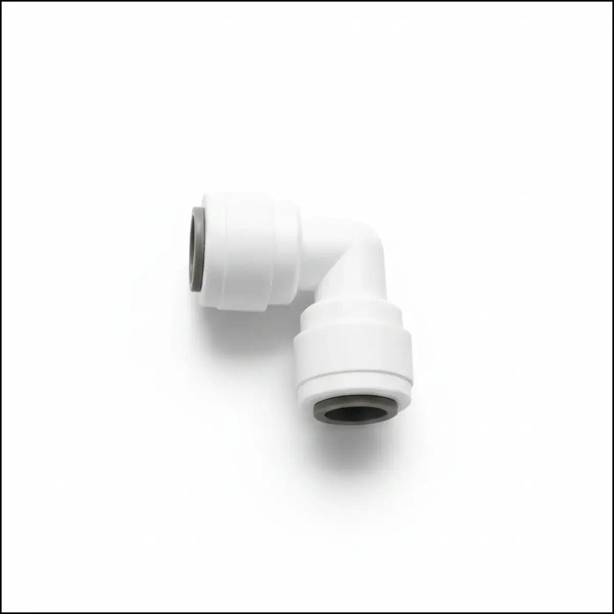 Adaptador de codo 3/ 8- 3/8